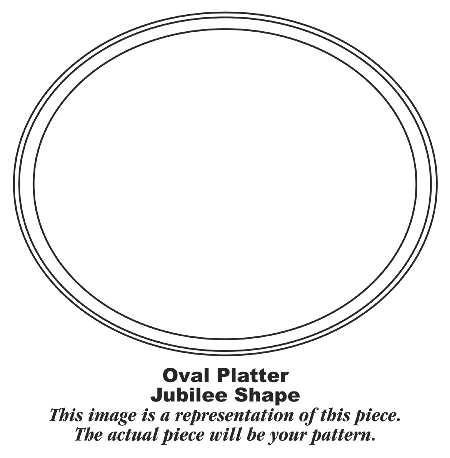 D11 11" Oval Serving Platter