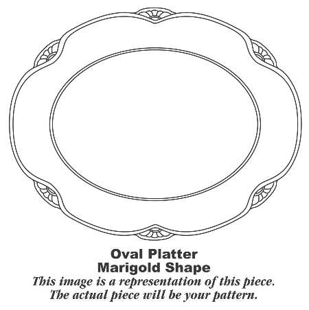 M100 11" Oval Serving Platter