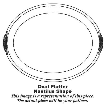HLC907 11" Oval Serving Platter