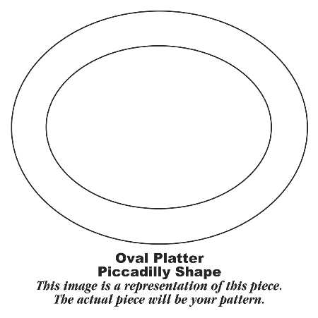 HLC290 11" Oval Serving Platter
