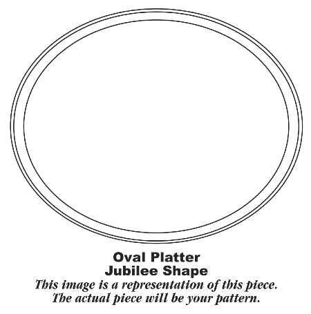 D14 13" Oval Serving Platter