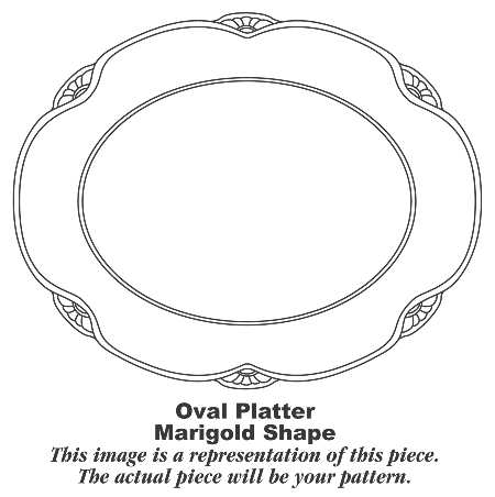 HLC2246 13" Oval Serving Platter