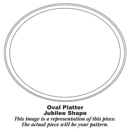 Jubilee Celadon Green 15" Oval Serving Platter