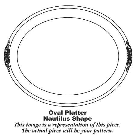 HLC907 15" Oval Serving Platter
