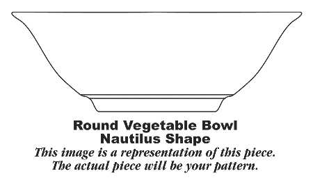 W239 8" Round Vegetable Bowl
