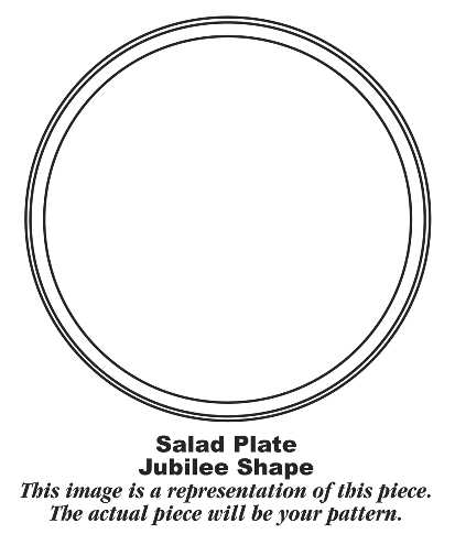 Blue Mist Salad Plate