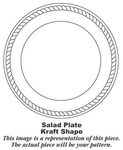 Kraft Pink Salad Plate