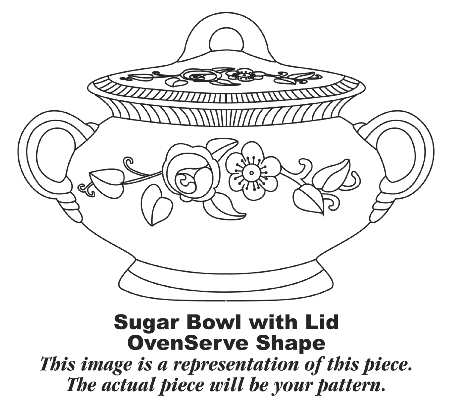 HLC594 Sugar Bowl & Lid