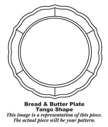 Tango Green Bread & Butter Plate