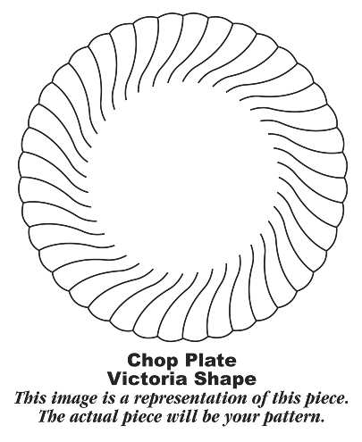 Lady Eleanor 12" Chop Plate (Round Platter)