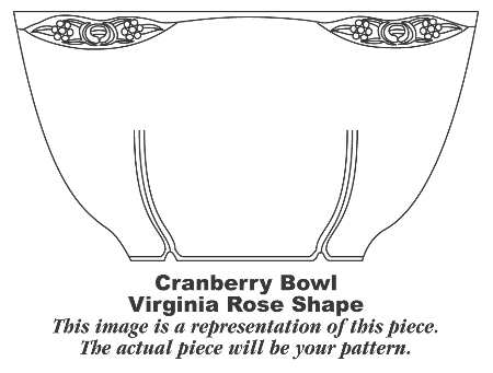 Century's Three Daisies Cranberry Bowl by Homer Laughlin 