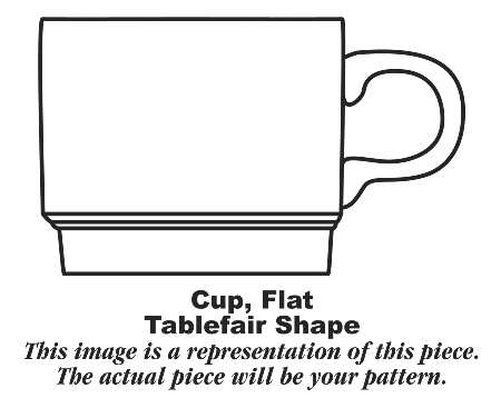 HLC287 Flat Cup