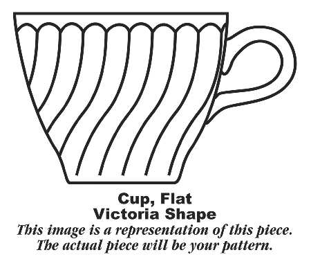 Rambling Rose Flat Cup
