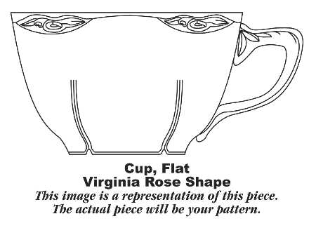 HLC664 Flat Cup by Homer Laughlin 