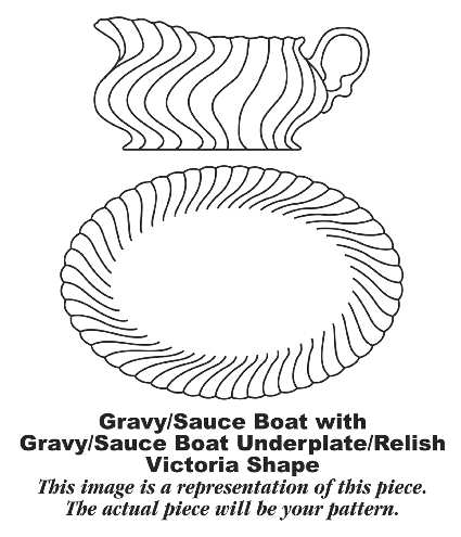V118 Gravy Boat & Underplate