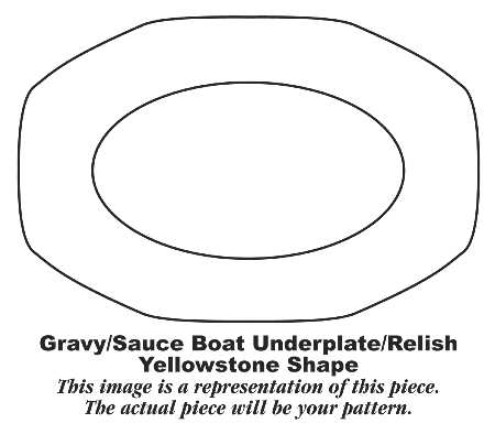 Y14 Underplate for Gravy Boat