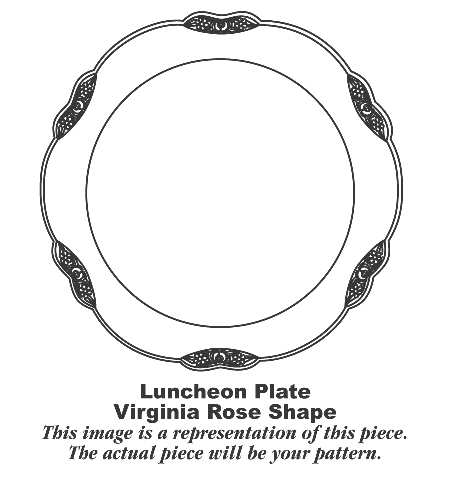 VR431 Luncheon Plate