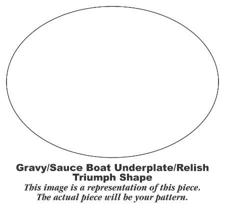 Snow White Relish/Gravy Underplate