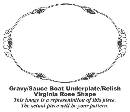 Tulips In A Basket Relish/Gravy Underplate