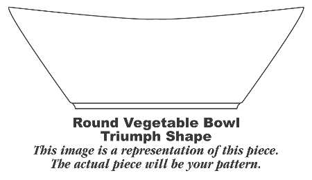 HLC1304 7" Round Vegetable Bowl