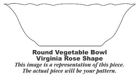 VR431 8" Round Vegetable Bowl