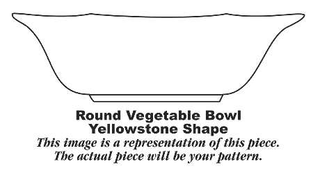 HLC697 8" Round Vegetable Bowl