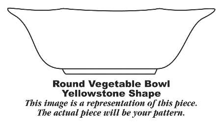 HLC1992 9" Round Vegetable Bowl