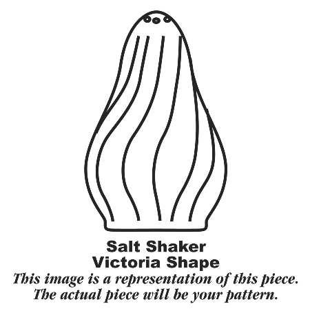 Silver Swirl Salt Shaker by Homer Laughlin 