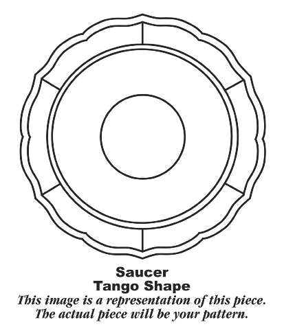 Tango Blue Saucer