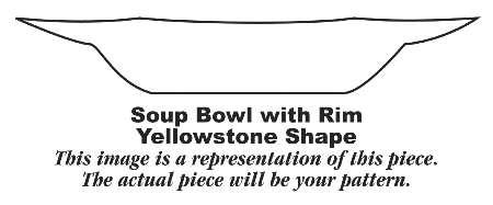 W426 Large Rim Soup Bowl by Homer Laughlin 