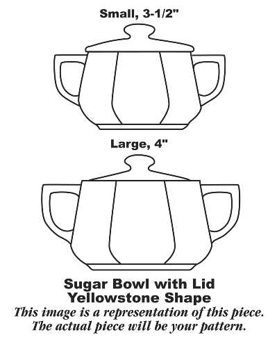 W127-30 Sugar Bowl & Lid