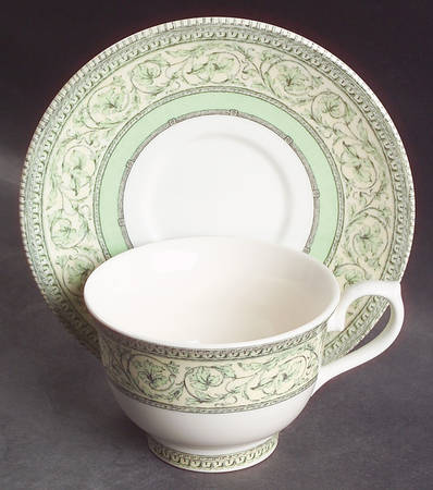 Applebee Collection Flat Cup & Saucer Set