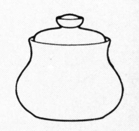 Silver Bough Sugar Bowl & Lid