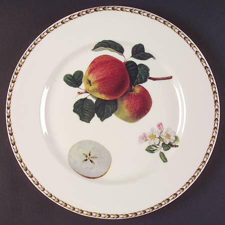 Hooker's Fruit (Fine China, Not Made in England) 12" Chop Plate (Round Platter)