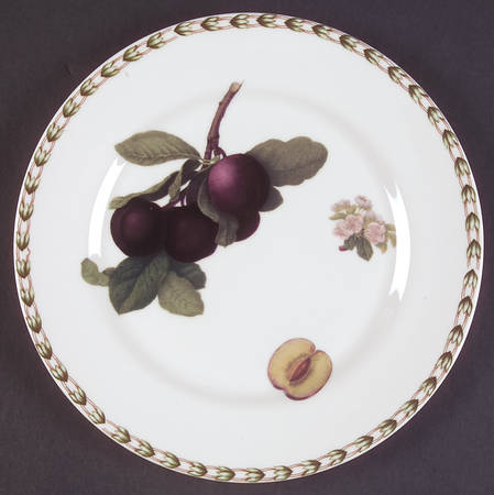 Hooker's Fruit (Fine China, Not Made in England) Salad/Dessert Plate