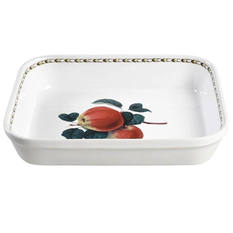 Hooker's Fruit (Fine China, Not Made in England) 12" Rectangular Baker by Rosina-Queens