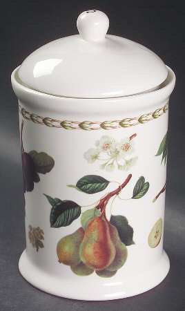 Hooker's Fruit (Fine China, Not Made in England) Sugar Canister & Lid