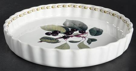 Hooker's Fruit (Fine China, Not Made in England) 9" Round Flan