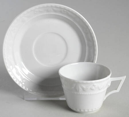 RBE10 Flat Demitasse Cup & Saucer Set by Royal Berlin
