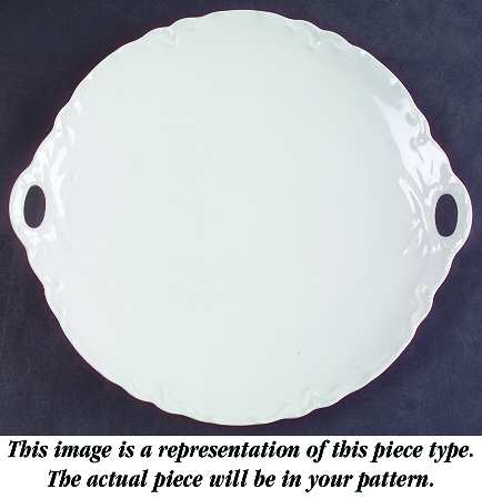 H912 Handled Cake Plate