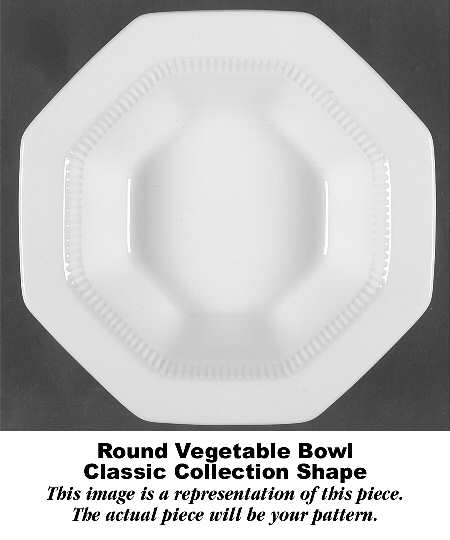 Fascination 9" Round Vegetable Bowl