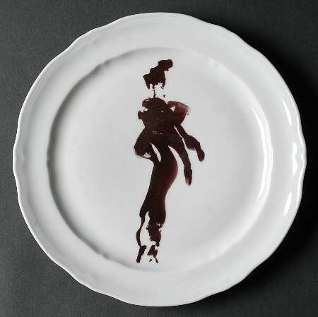 Marquises & Mandarins (White) Luncheon Plate