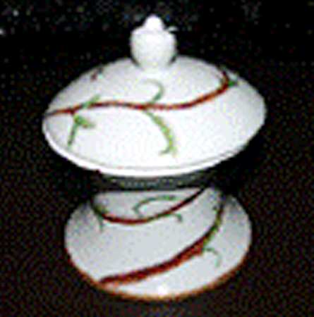 Nature Celadon Sugar Bowl & Lid