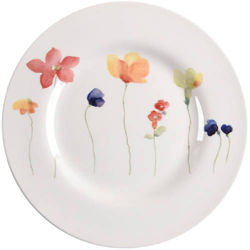 Scattered Flowers Salad Plate - Set of 4