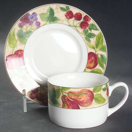 Cortland Flat Cup & Saucer Set