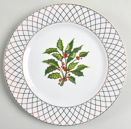 Holly Berry Salad Plate