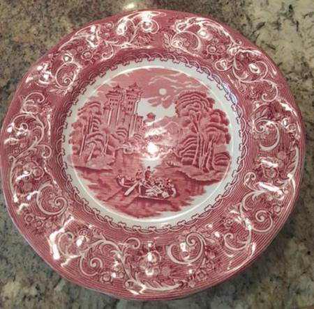 River Scene Red by Royal Warwick
