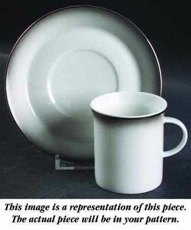 Zehlendorf Flat Demitasse Cup & Saucer Set