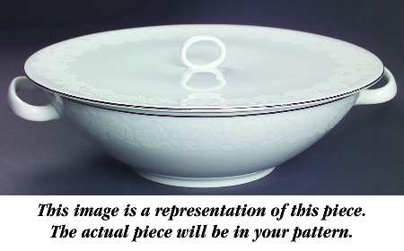 Alencon Round Covered Vegetable