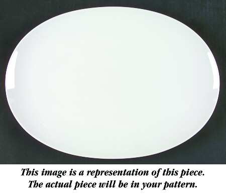 Alencon 11" Oval Serving Platter
